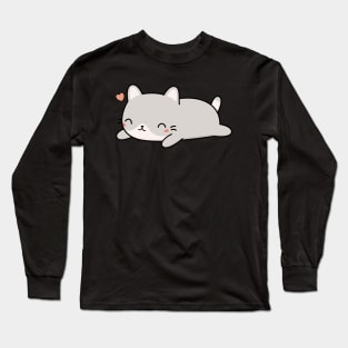 Kawaii Cute Kitten Long Sleeve T-Shirt